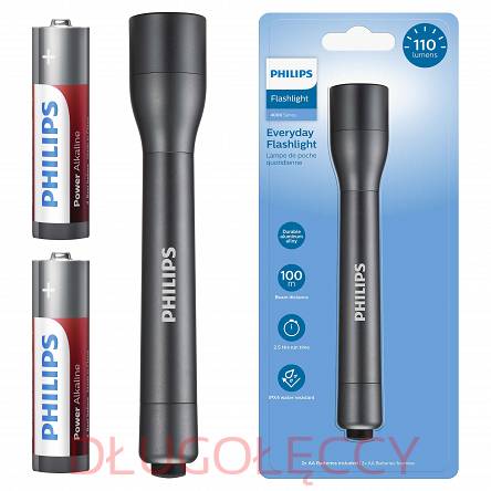 Philips Flashlights Latarka SFL4002T IPX4 110lm