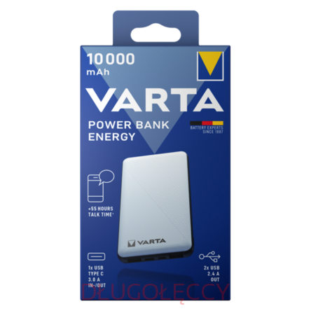 VARTA powerbank 1000mAh Energy USB-A USB-C 