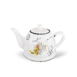 Ceramiczny czajniczek Niezapominajka 800 ml zaparzacz do herbaty
