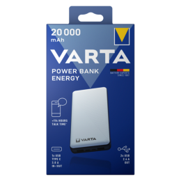 VARTA powerbank 20000mAh Energy USB-A USB-C 