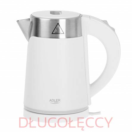 Adler AD 1372 White Czajnik elektryczny 0,6L