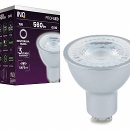 INQ LED Profi GU10 7W (45W) 560lm soczewka 4000K neutralna biała