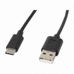 KABEL USB-C(M)->USB-A(M) 2.0 1.8M CZARNY LANBERG