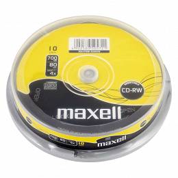 MAXELL CD-RW CD-R 80min 700MB op10 szt cake box