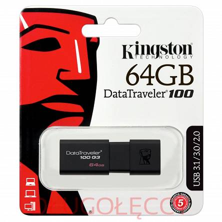 Pendrive DataTraveler 100 Pamięć flash USB 3.1 64GB