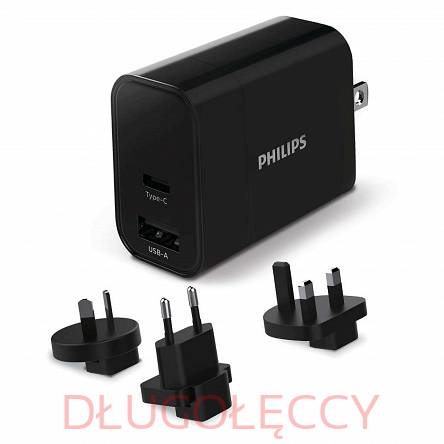 PHILIPS  ładowarka sieciowa podróżna 30W 