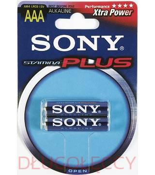 Bateria SONY LR03 LR3 AM4-B2A STAMINA PLUS blis=2szt