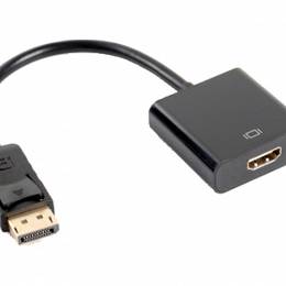 ADAPTER DISPLAYPORTv.1.2 > HDMI 15CM  LANBERG 