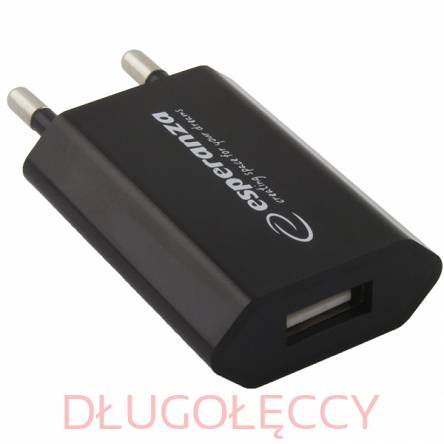 UNIWERSALNA ŁADOWARKA SIECIOWA USB EZ-112, 0,8A