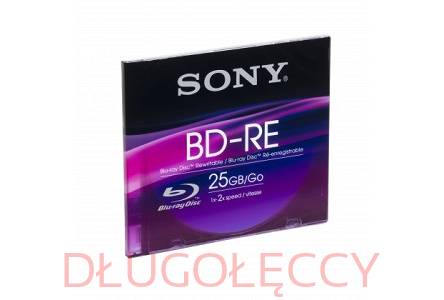 SONY PŁYTA WIELOKROTNEGO ZAPISU BD-RE BNE25SL 25GB 1x-2x