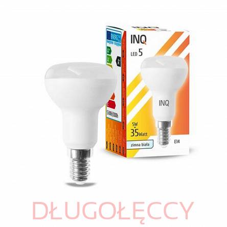 INQ E14 5W 400lm R50 żarówka LED 6000K