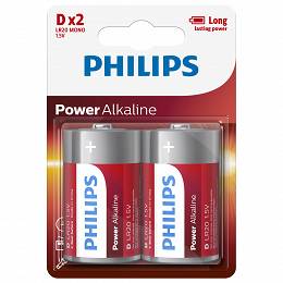 PHILIPS LR20 D POWER Alkaline bateria alkaliczna blister 2szt