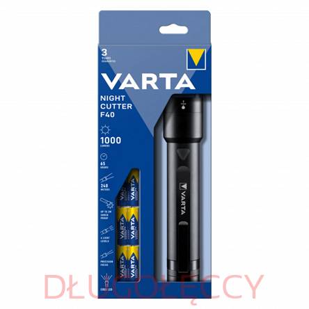 VARTA NIGHT CUTTER F40 latarka LED  1000lm 65h 240m IPX4