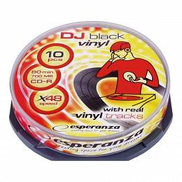 ESPERANZA CD-R vinyl 80/700MB cake box