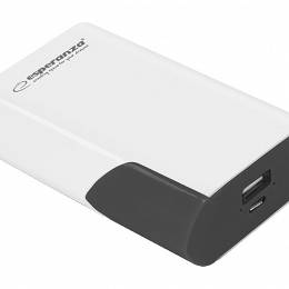 ESPERANZA POWER BANK 6000MAH BOSON BIAŁO/CZARNY