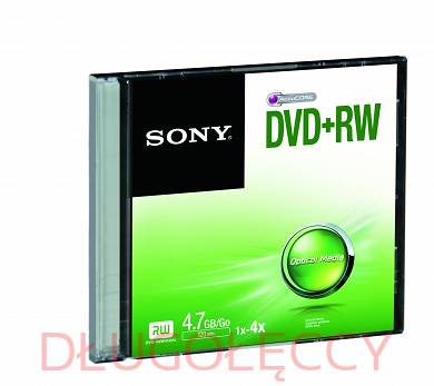 PŁYTY SONY DVD+RW SLIM 1 szt. box