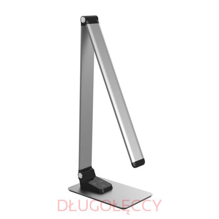 PLATINET Lampka biurkowa LED aluminiowa 500lm z ładowarką USB
