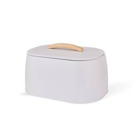 Chlebak Maestro MR-1675-BEIGE beżowy stalowy pojemnik na pieczywo