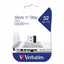 VERBATIM Pendrive Store 'n' Stay NANO CZARNY 32 GB 