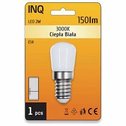 INQ E14 LED 2W 150lm T26 3000K do lodówki