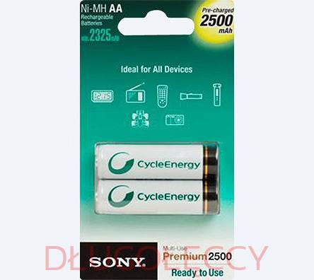 SONY R6 AA 2500mAh akumulator blister 2szt