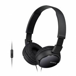 SONY MDR-ZX110APB słuchawki nauszne czarne z mikrofonem