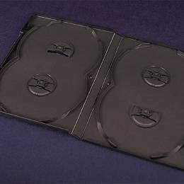 ETUI na płyty DVD-4 czarne
