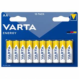 10 sztuk baterii alkalicznych VARTA AA LR6 Energy
