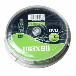 MAXELL DVD+R 8,5GB x8 DL cake box 10 szt.