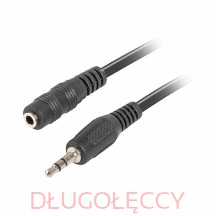 LANBERG PRZEDŁUŻACZ AUDIO MINIJACK 3.5MM M/F 3-PIN 5M