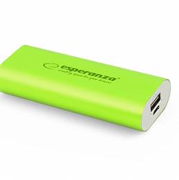 ESPERANZA POWER BANK HADRON 4400mAh zielony