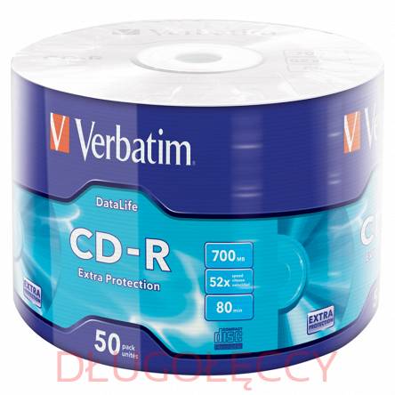 VERBATIM CD-R 80 700 x52 Extra Protecion 50 szt 