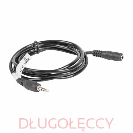 LANBERG PRZEDŁUŻACZ AUDIO MINIJACK 3.5MM M/F 3 PIN 1.5M