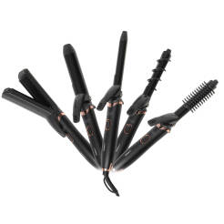 Adler AD 2028 Zestaw do stylizacji włosów 5 w 1 Powłoka ceramiczna Lokówka Prostownica Karbownica Falownica