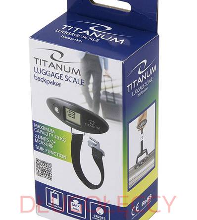 TITANIUM TTS001 waga bagażowa BACKPACKER