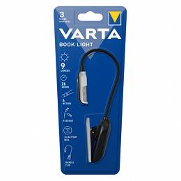 VARTA Booklight LED lampka do czytania  z klipsem na baterie CR2032