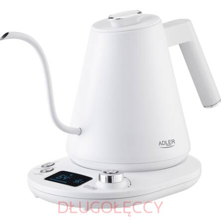 Adler AD 1349 Czajnik elektryczny 1,0L z regulacją temperatury - Gooseneck