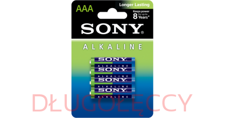 Bateria SONY LR03 LR3 AM4-E4X ALKALINE blis=4szt