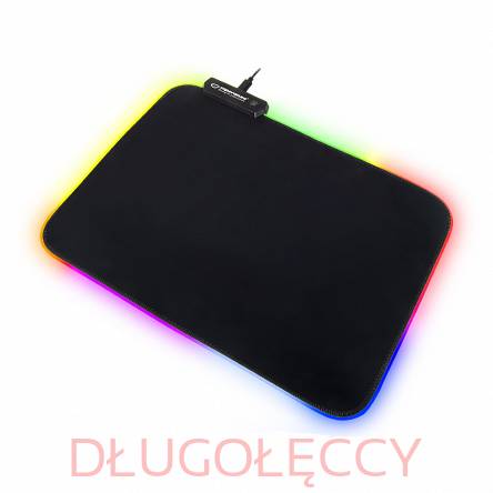 ESPERANZA PODŚWIETLANA PODKŁADKA GAMING POD MYSZ RGB LED ZODIAC