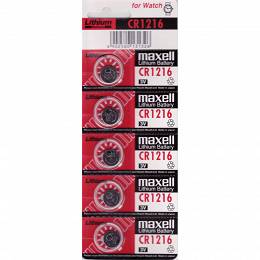 Baterie MAXELL CR-1216 3V blister 5szt.