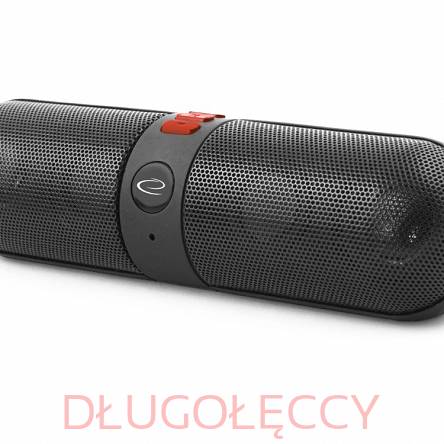 ESPERANZA PIANO głośnik bluetooth FM USB microSD czarno-czerwony