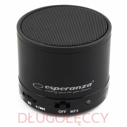 ESPERANZA RITMO głośnik bluetooth czarny