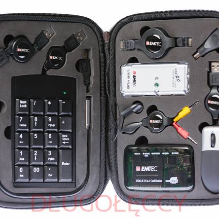 EMTEC zestaw Notebook Travel Kit 10 in 1