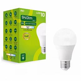 INQ lampa LED E27 10W 940lm A60 4000K neutralna biała