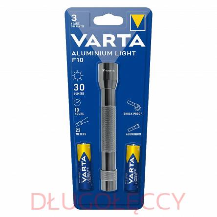 VARTA ALUMINIUM LIGHT latarka LED na baterie AA 30lm 