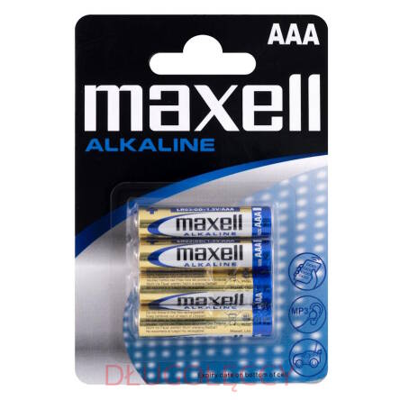 MAXELL Baterie LR03 AAA Alkaliczne blister 4szt.