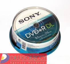 Płyta SONY DL DVD+R 8.5GBx2.4-8 op 25 szt. cake box