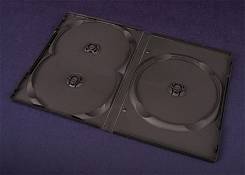 ETUI na 3 DVD czarne