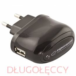 UNIWERSALNA ŁADOWARKA SIECIOWA EZ-115 USB ESPERANZA 2.1A