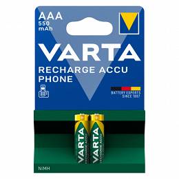 VARTA akumulator R03 550mAh NiMH 1,2V PHONE blister 2szt